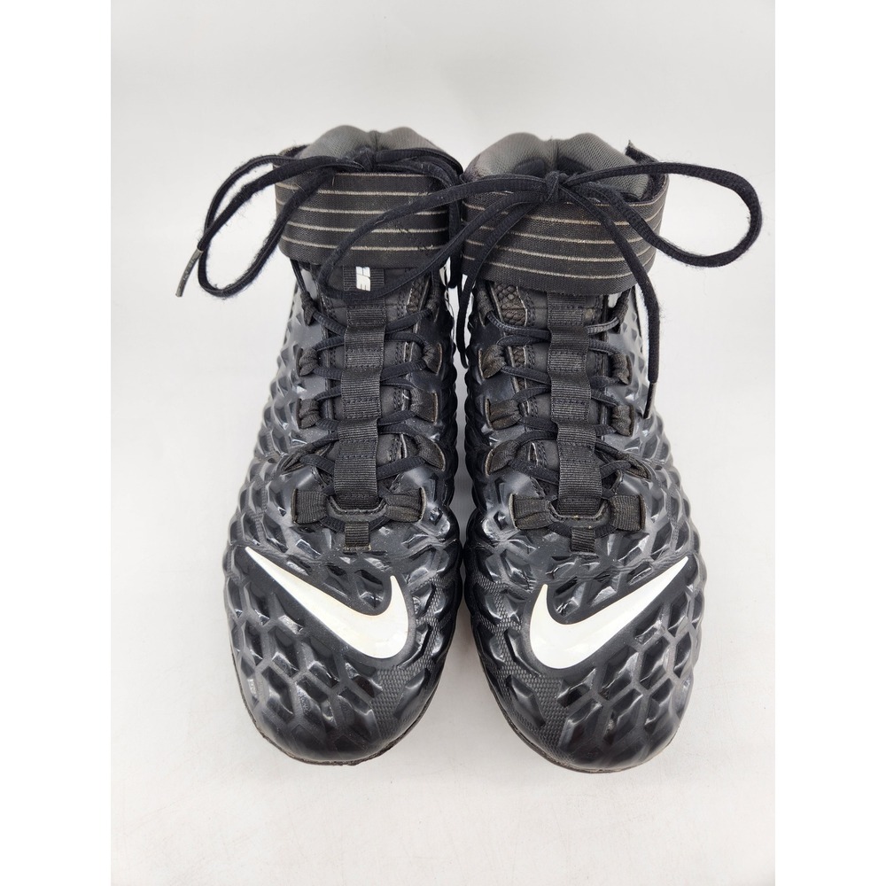 Nike Force Savage Pro 2 Football Cleats Mens 13 Black White AH4000-002 High Top - Picture 3 of 14